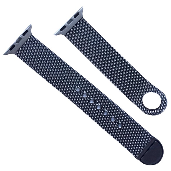 NEW Silver Milanese Band Apple Watch 38/40/41mm M/L Stainless Steel - Picture 5 of 7